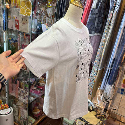 Haupia Rabbit EmbroideryT-shirt, 6 Colors, made in Japan