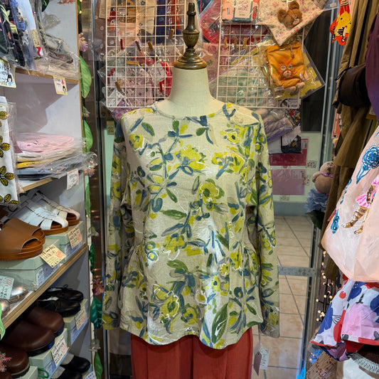 Ina Floral 2Way Blouse, made in Japan