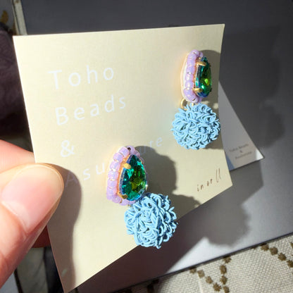 In or U Beans Earrings, handmade in japan