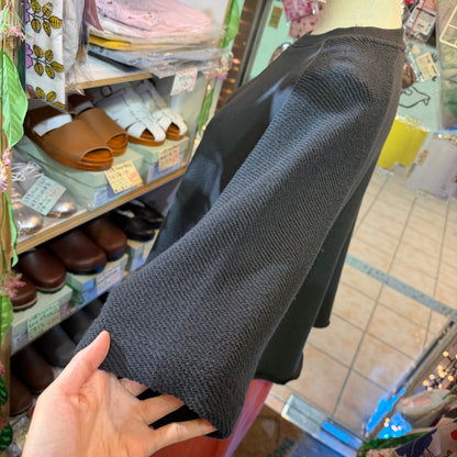 Garance et VioLette Charcoal Sweatshirt, made in Japan