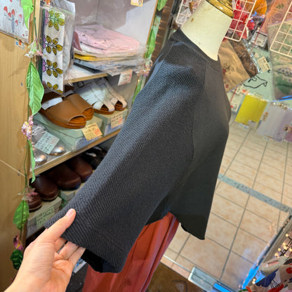 Garance et VioLette Charcoal Sweatshirt, made in Japan