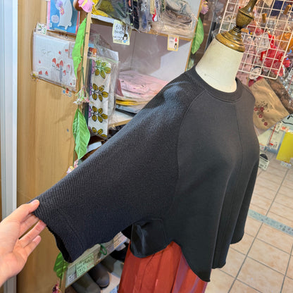 Garance et VioLette Charcoal Sweatshirt, made in Japan