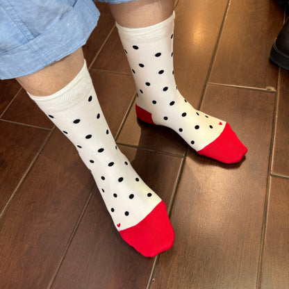 Pont de Chalons Polka Socks, 3 Colors, made in Japan