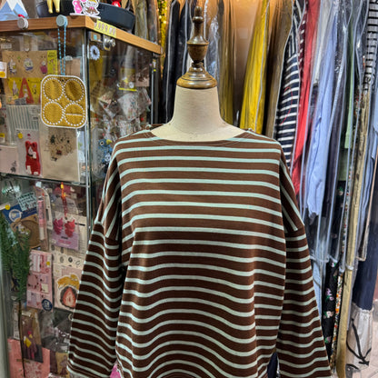 Pont de Chalons Striped Heart T-shirt, 2 Colors