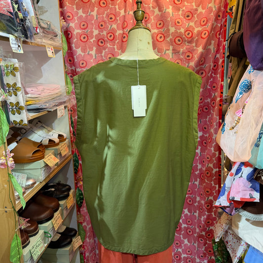 Diaries Green Vest, Outer, made in Japan