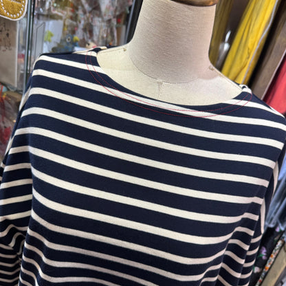 Pont de Chalons Striped Heart T-shirt, 2 Colors