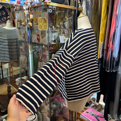 Pont de Chalons Striped Heart T-shirt, 2 Colors