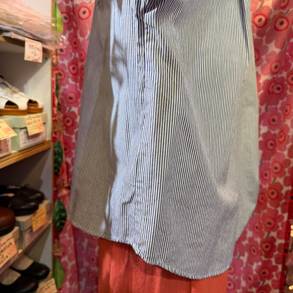 Nachukara Blue Striped Shirt, made in Japan