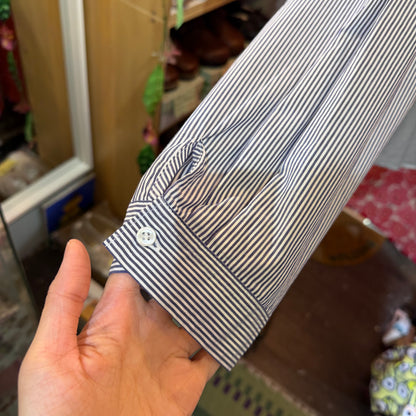 Nachukara Blue Striped Shirt, made in Japan