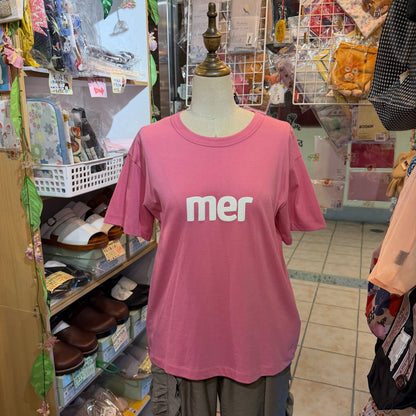 EXTRA30- Nouvelles du Paradis Mer Pink T-shirt, made in Japan
