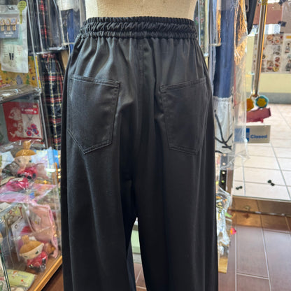 Midiumisolid Cotton Pants, 2 Colors, made in Japan