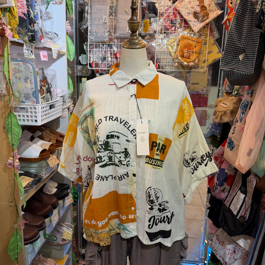 Eka American Print Shirt, made in India