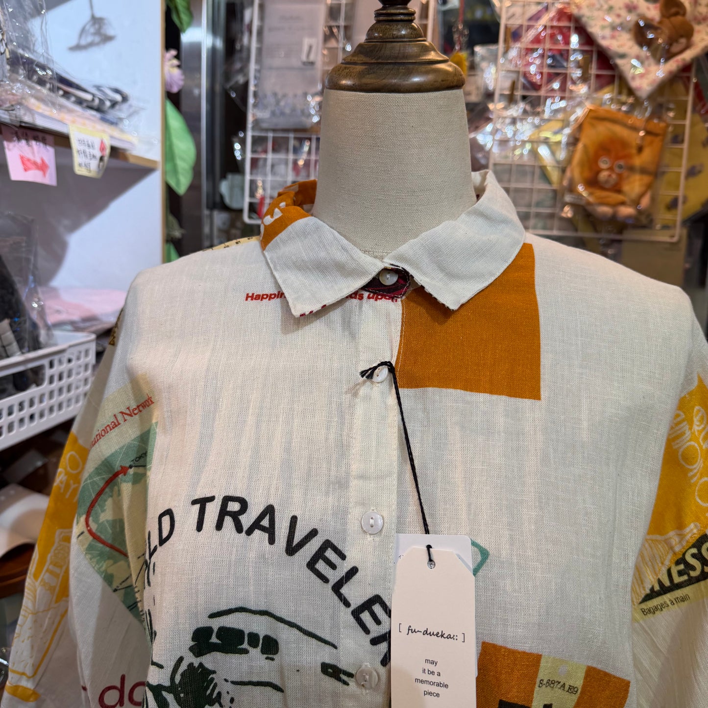 Eka American Print Shirt, made in India