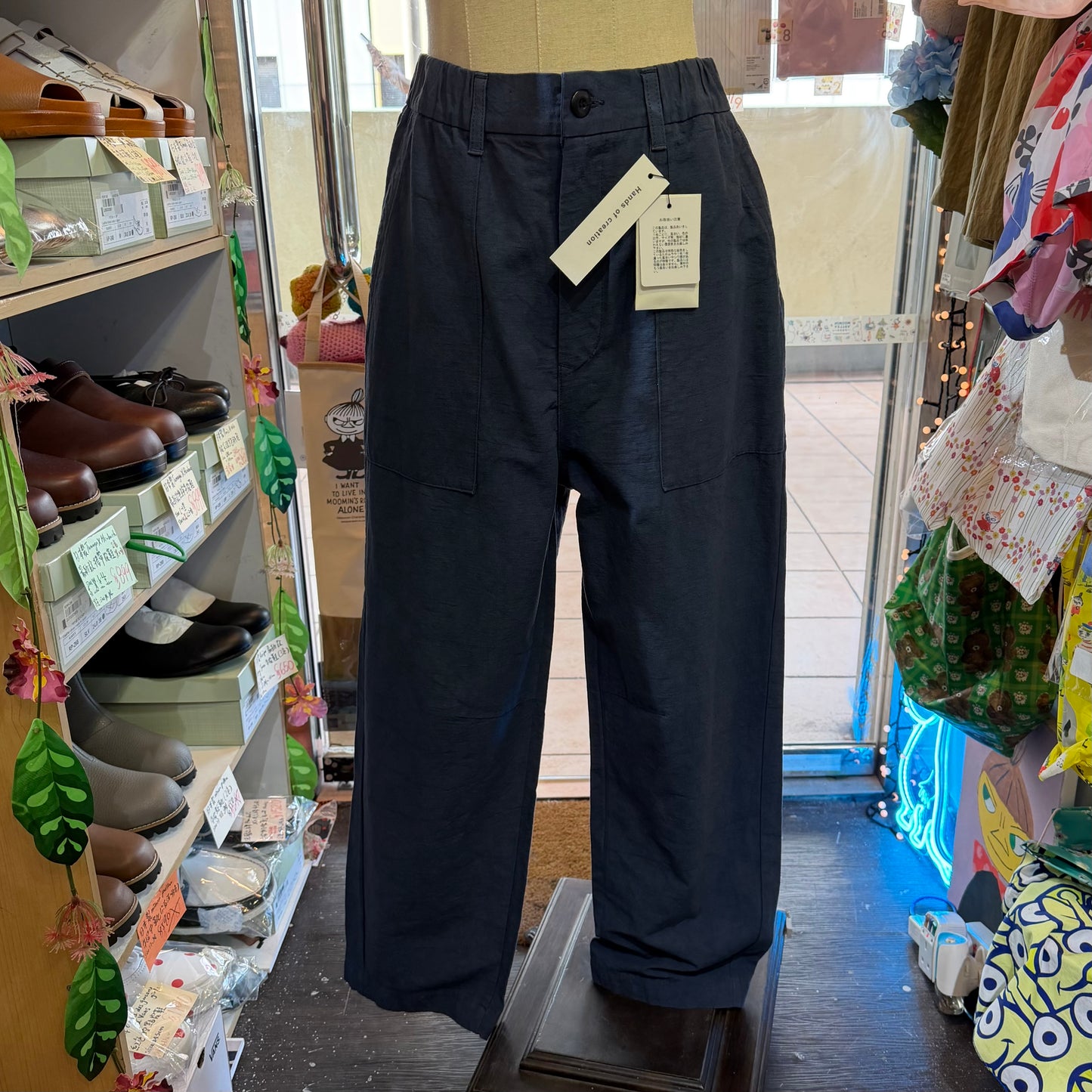 Hands of creation Navy Pants, made in Japan