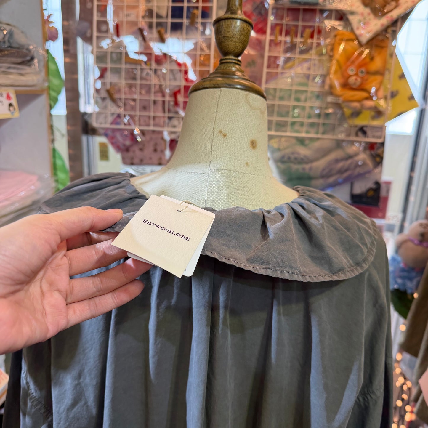 Estroislose Charcoal Shirt, made in Japan