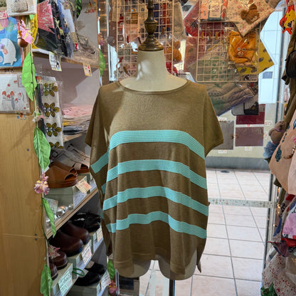Sale- Tumugu Striped Knit Vest Top, 2 Colors
