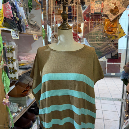 Sale- Tumugu Striped Knit Vest Top, 2 Colors