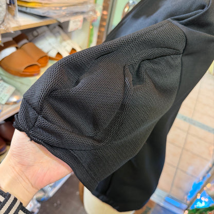 UN3D Black T-shirt, Top, made in Japan