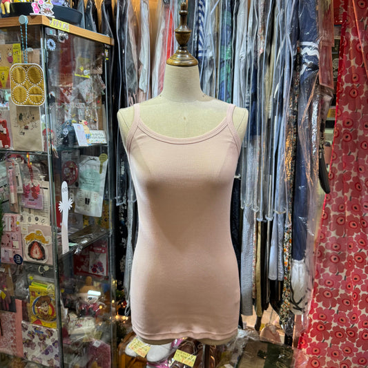 Nouvelles du Paradis Pink Tank Top, made in Japan