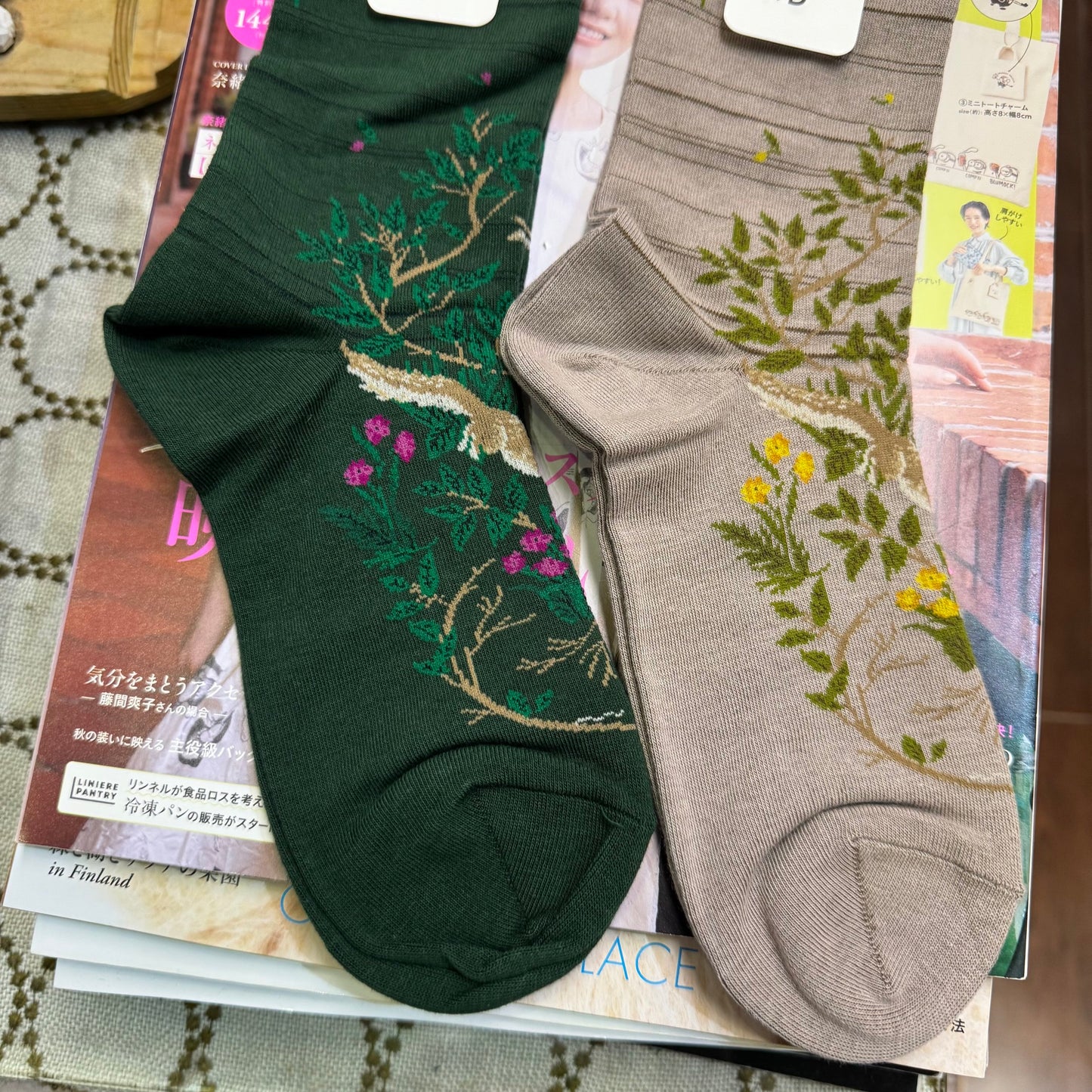ande Rabbit Socks, 2 Colors, made in Japan