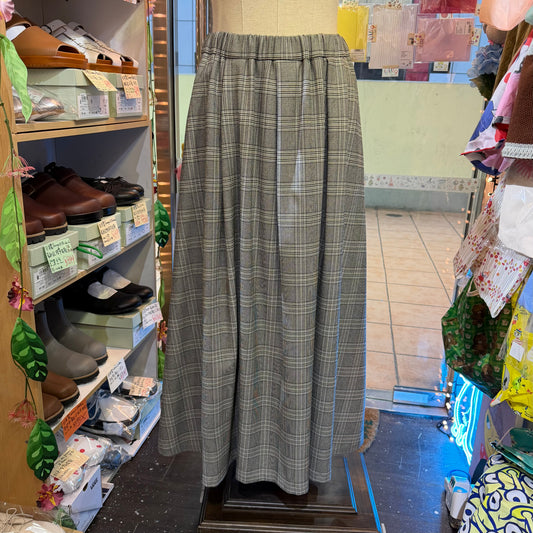 Diaries Checked Skirt, made in Japan