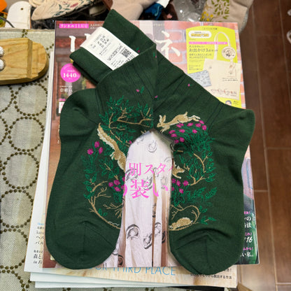 ande Rabbit Socks, 2 Colors, made in Japan