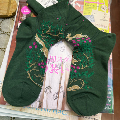 ande Rabbit Socks, 2 Colors, made in Japan