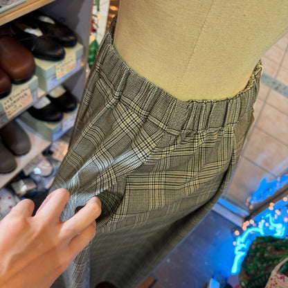 Diaries Checked Skirt, made in Japan