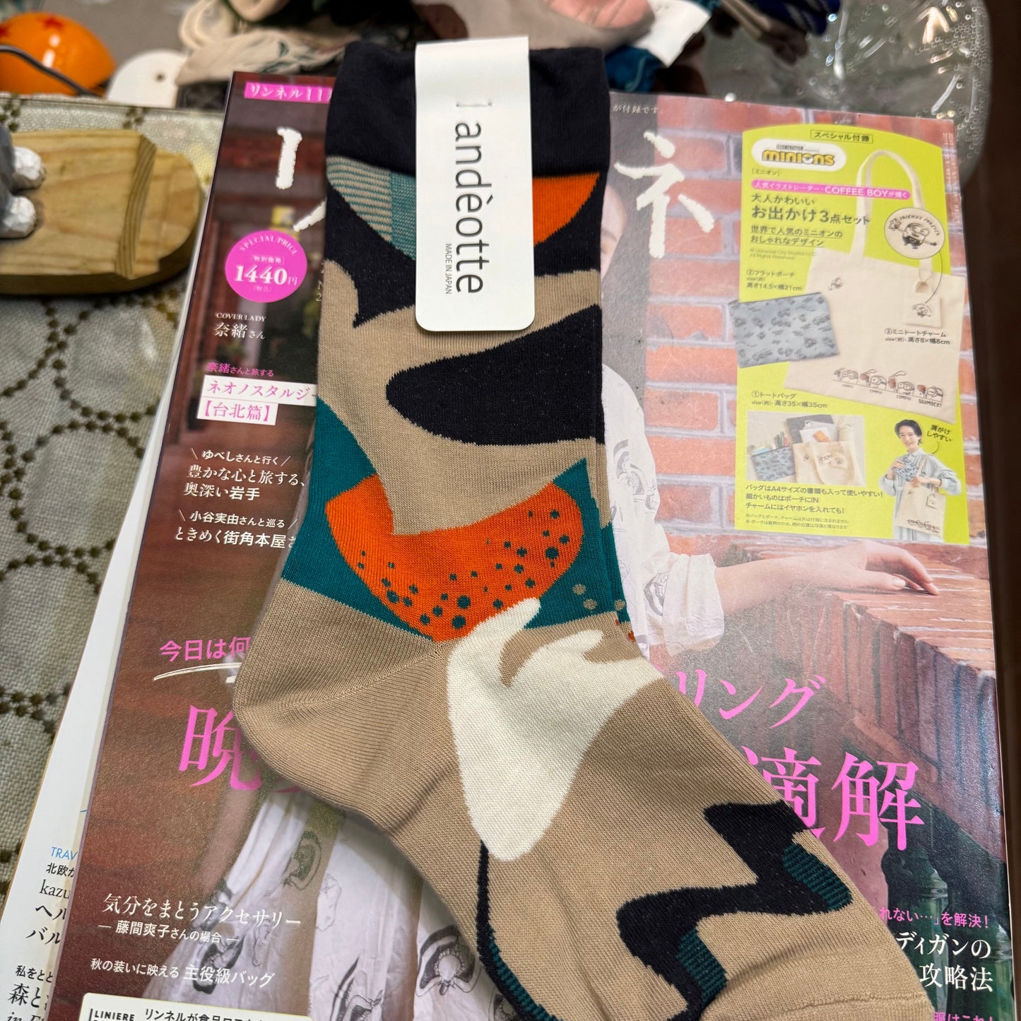 ande Birds Socks, made in Japan