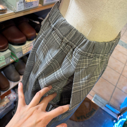 Diaries Checked Skirt, made in Japan
