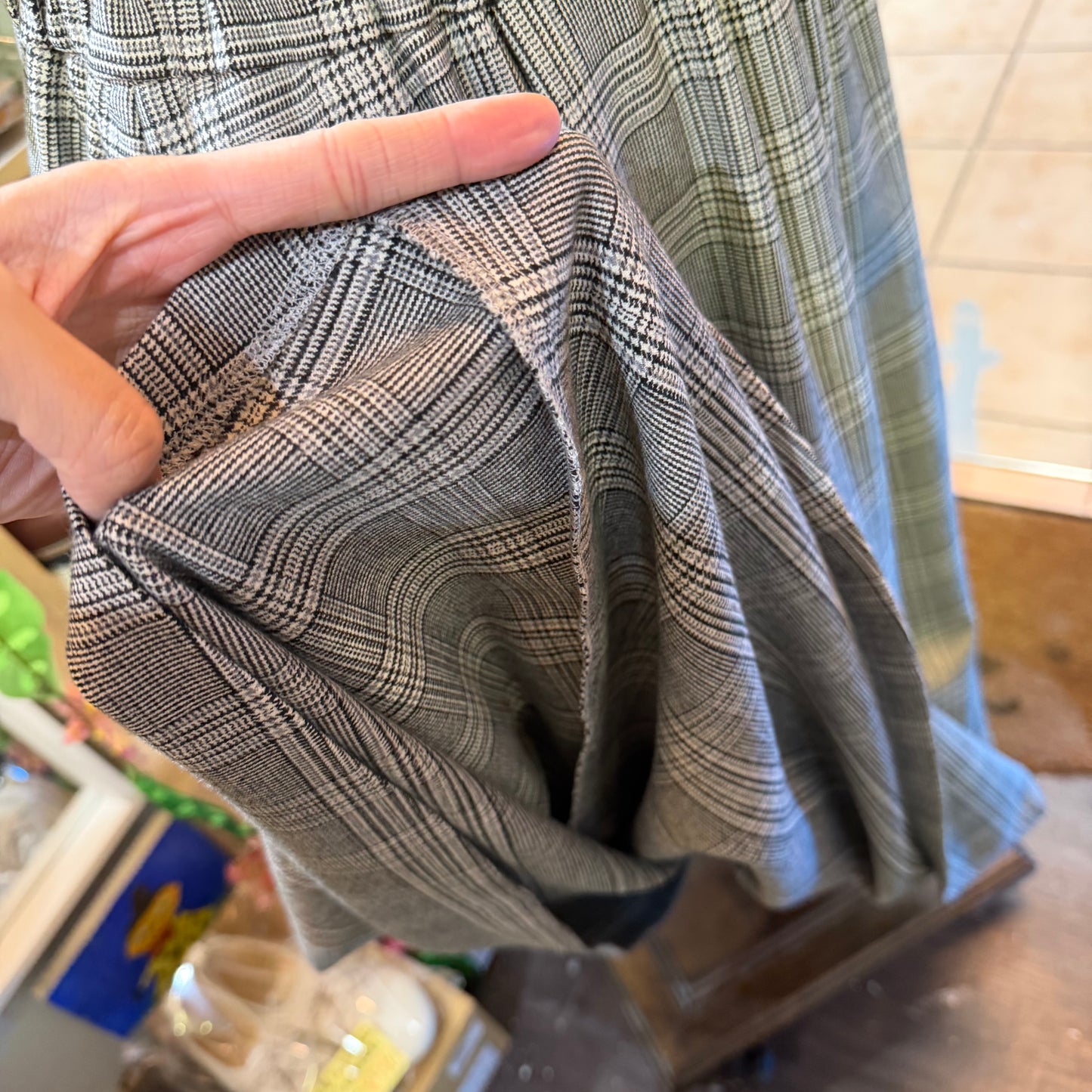 Diaries Checked Skirt, made in Japan