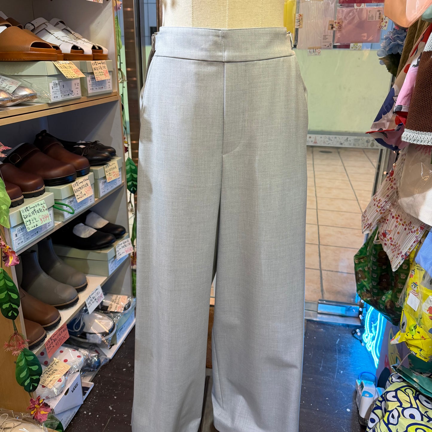 Mizuiro Ind Grey Pants, made in Japan