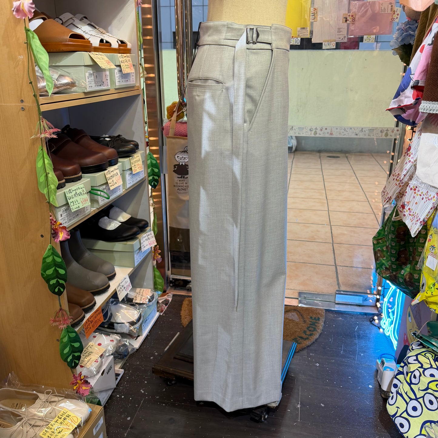 Mizuiro Ind Grey Pants, made in Japan