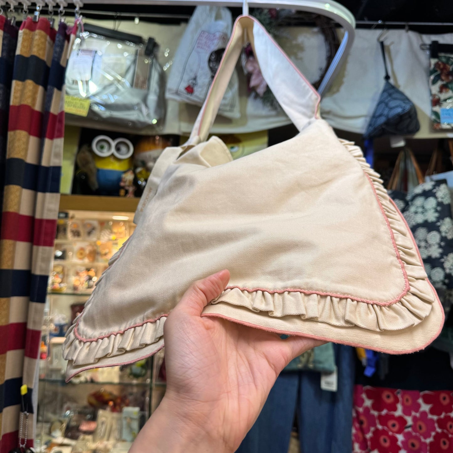 Anvocoeur Cotton Frill Bag, 2 Colors
