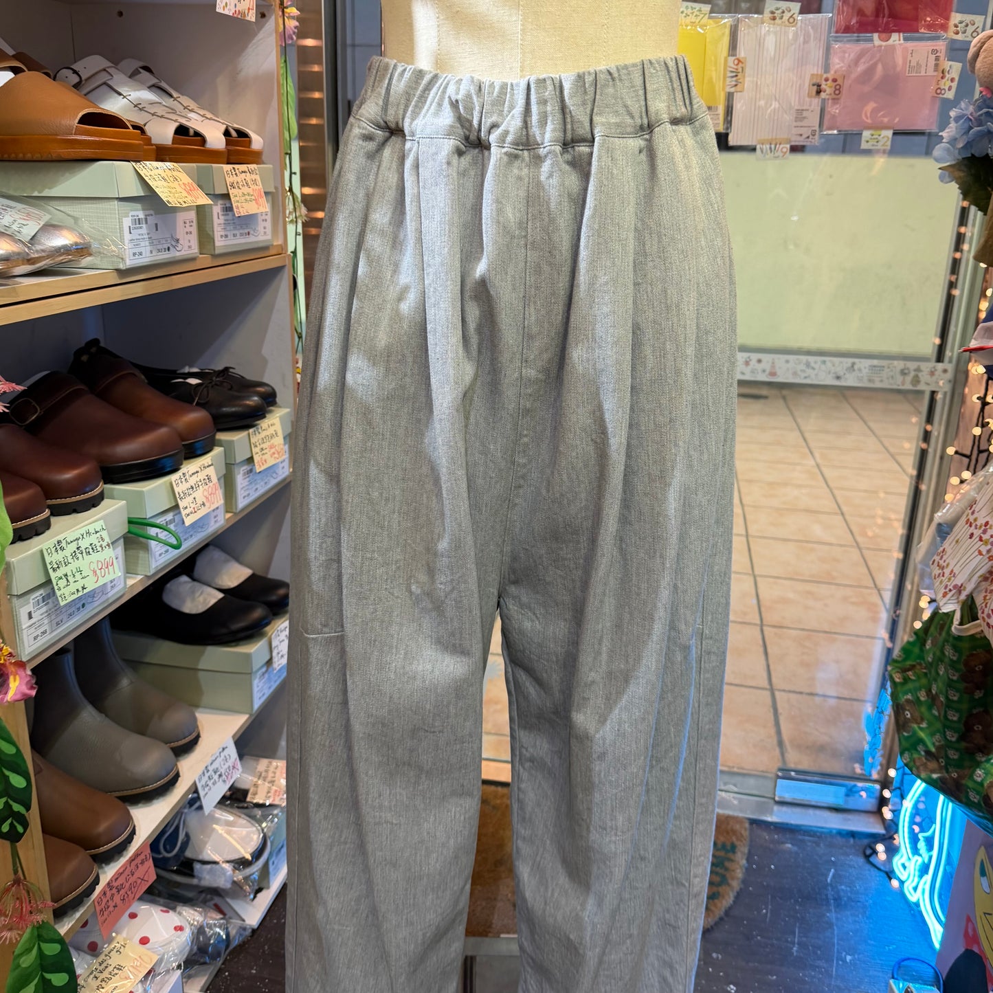 Sale- Diaries Grey Pants, made in Japan