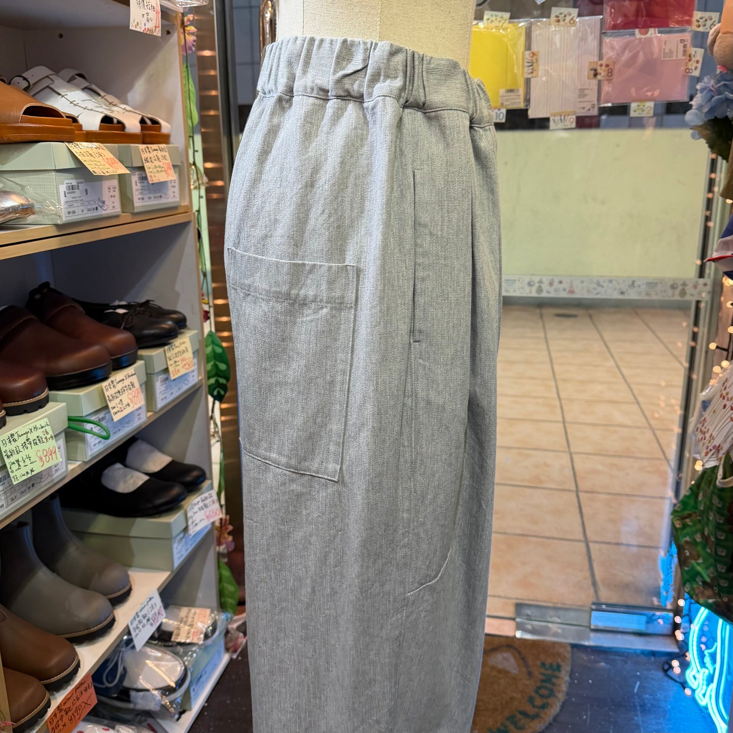 Sale- Diaries Grey Pants, made in Japan