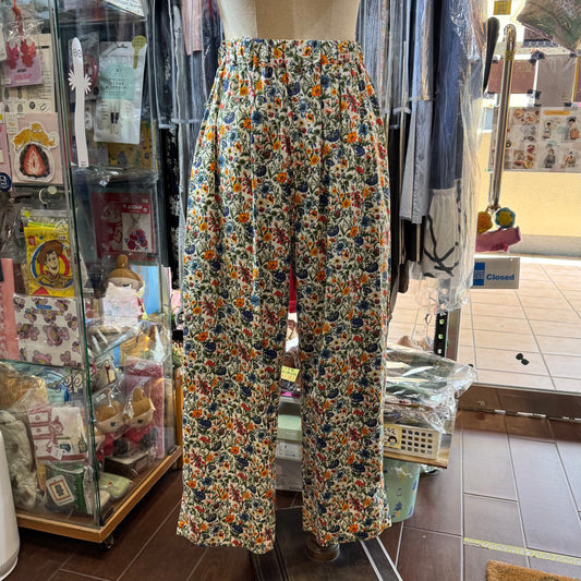 Ichi ANTIQUITES X Liberty London Pants, made in Japan