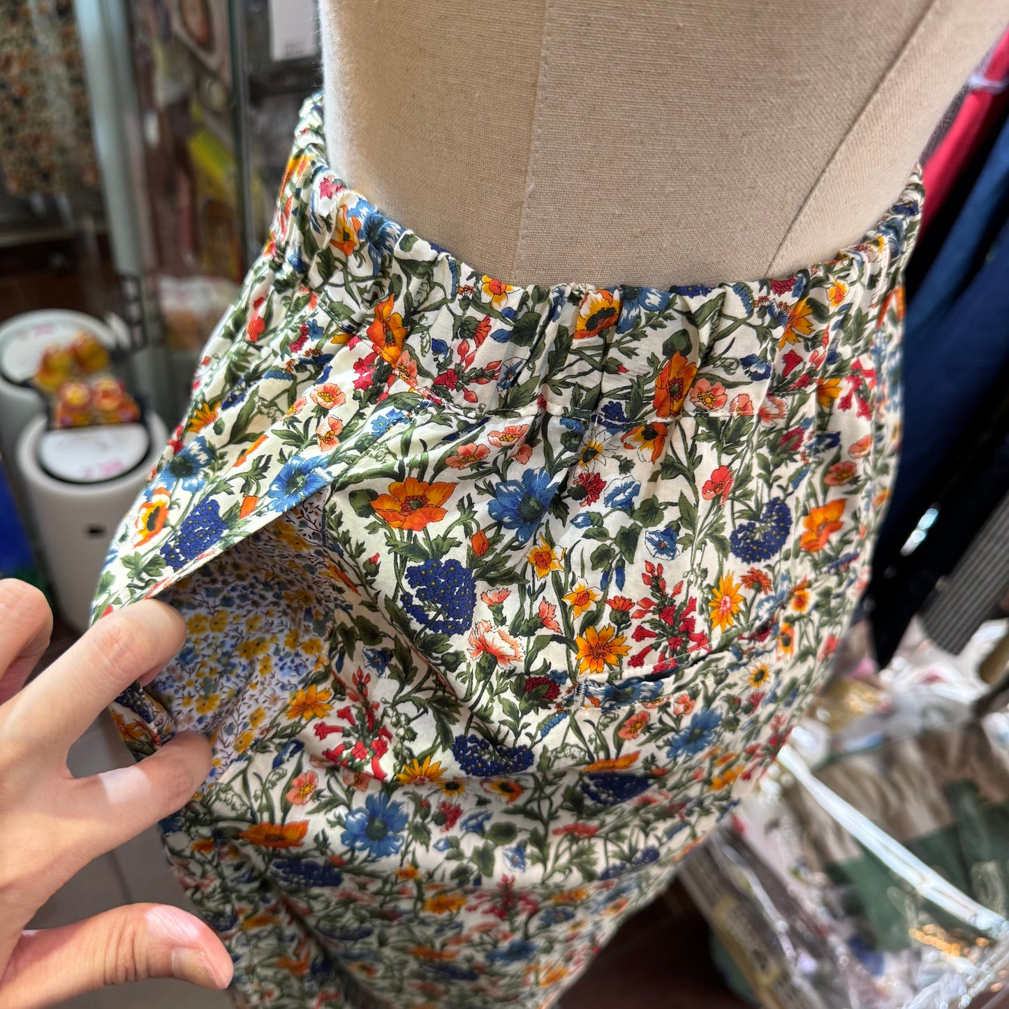 Ichi ANTIQUITES X Liberty London Pants, made in Japan