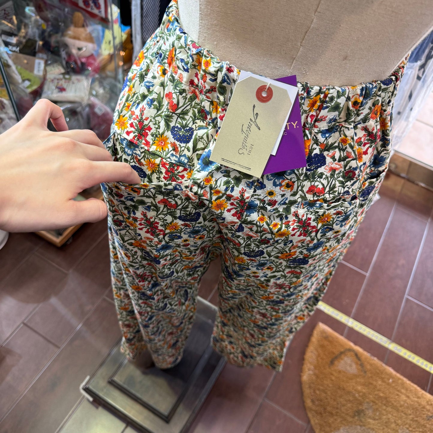 Ichi ANTIQUITES X Liberty London Pants, made in Japan