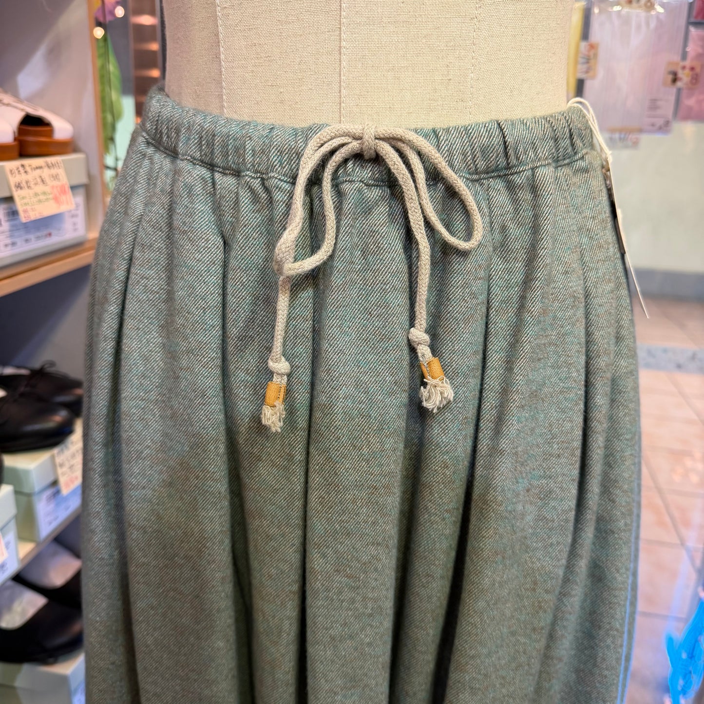 VM Cotton Grey Skirt, made in Japan