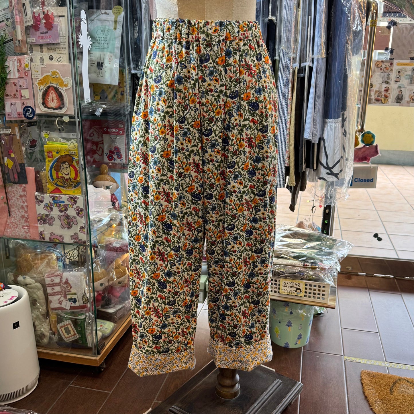 Ichi ANTIQUITES X Liberty London Pants, made in Japan