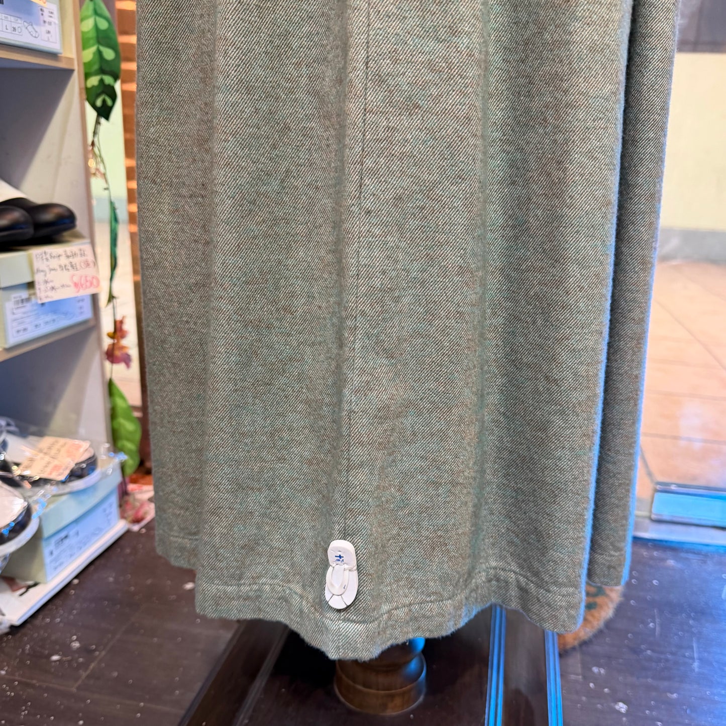 VM Cotton Grey Skirt, made in Japan