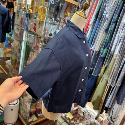 Sale- La marine Française Linen Navy Shirt