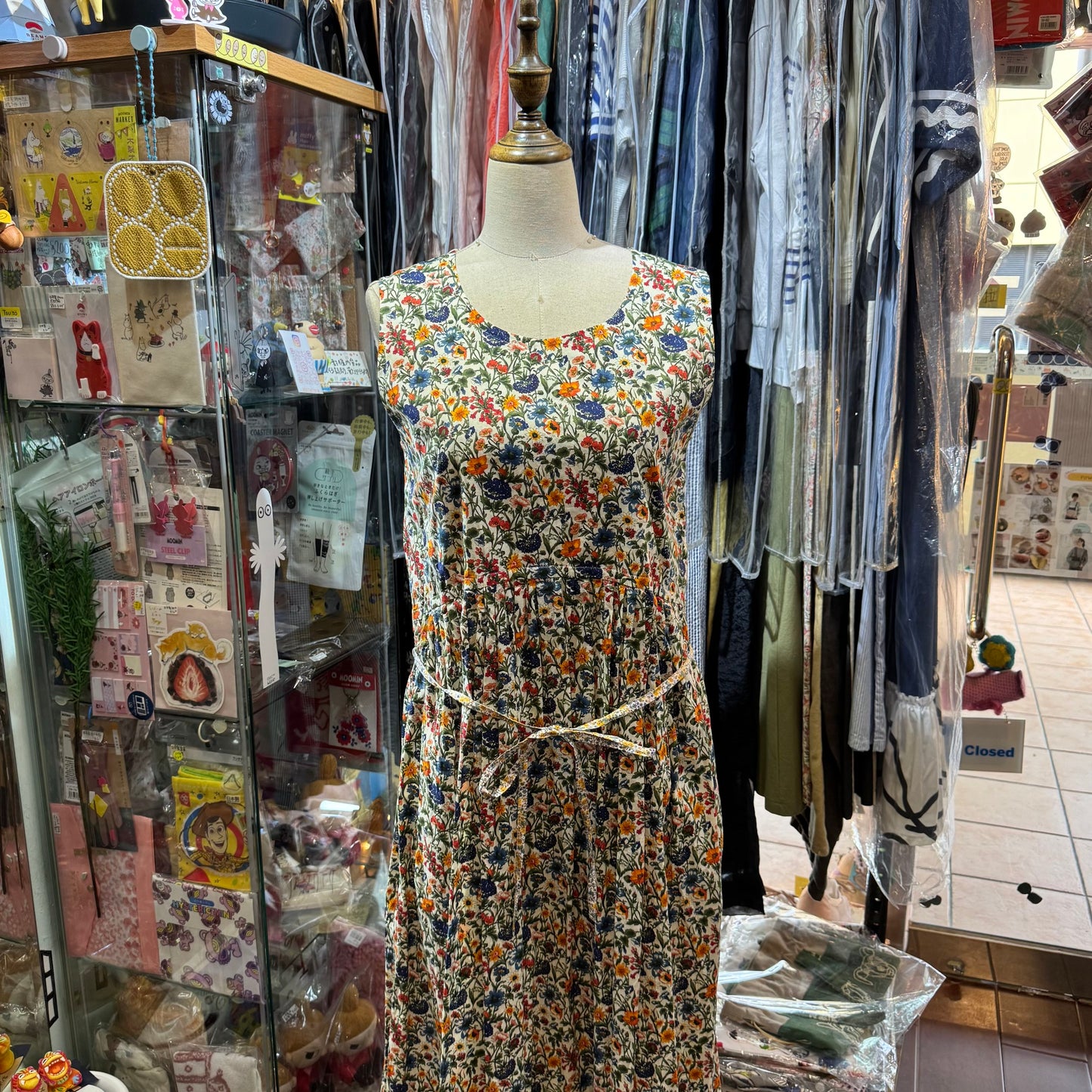 Ichi ANTIQUITES X Liberty London Dress, made in Japan