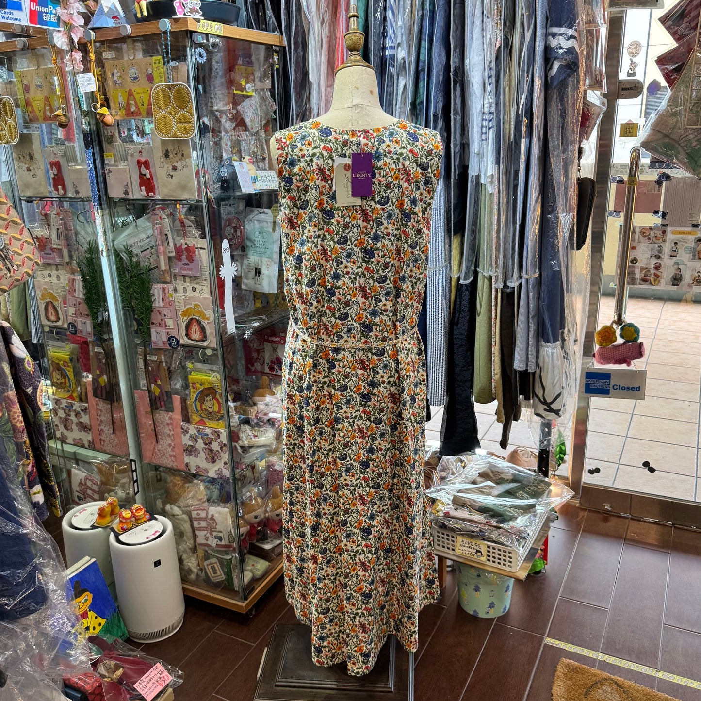 Ichi ANTIQUITES X Liberty London Dress, made in Japan