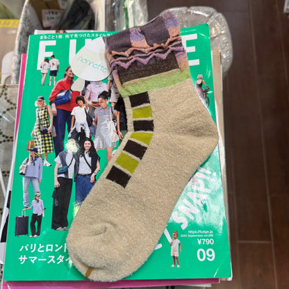 Nannette Wool Socks, 2 Colors, made in Japan