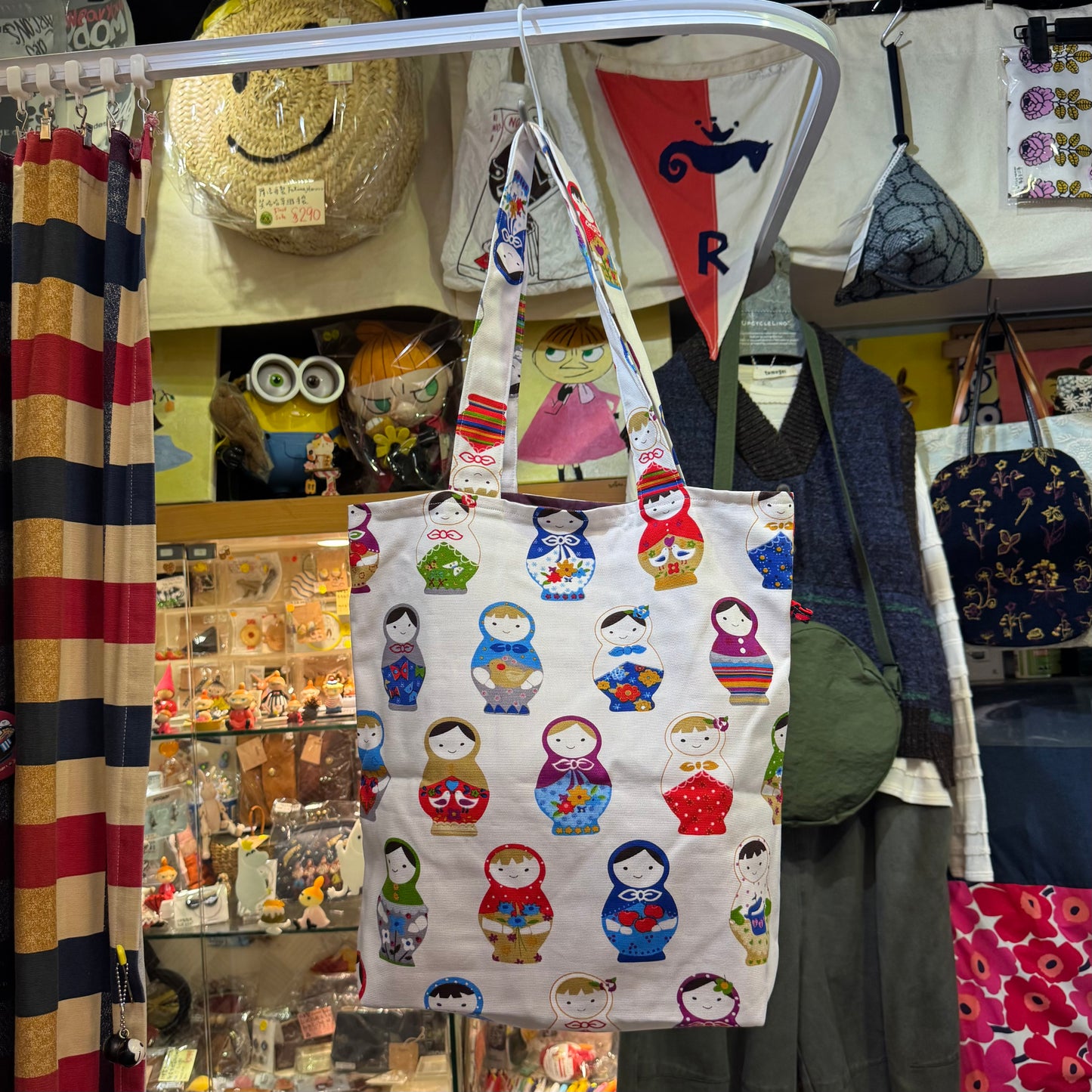 Handmade Dolls Prints Tote Bag