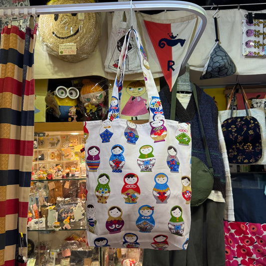 Handmade Dolls Prints Tote Bag