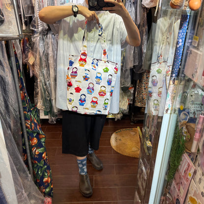 Handmade Dolls Prints Tote Bag