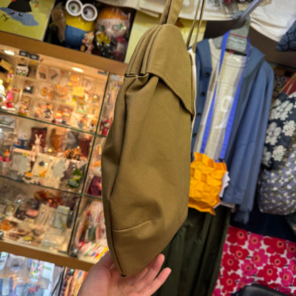 Anvocoeur Caramel Canvas Egg Bag, made in Japan